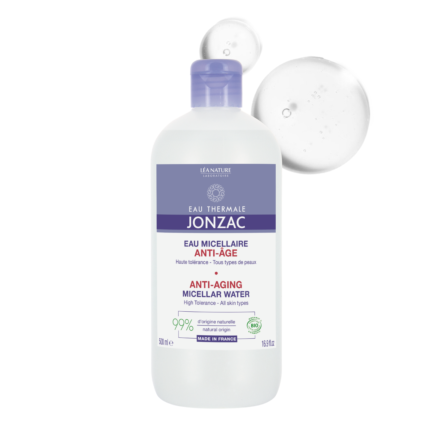 JONZAC AGUA MICELAR ANTI-EDAD – 500ml