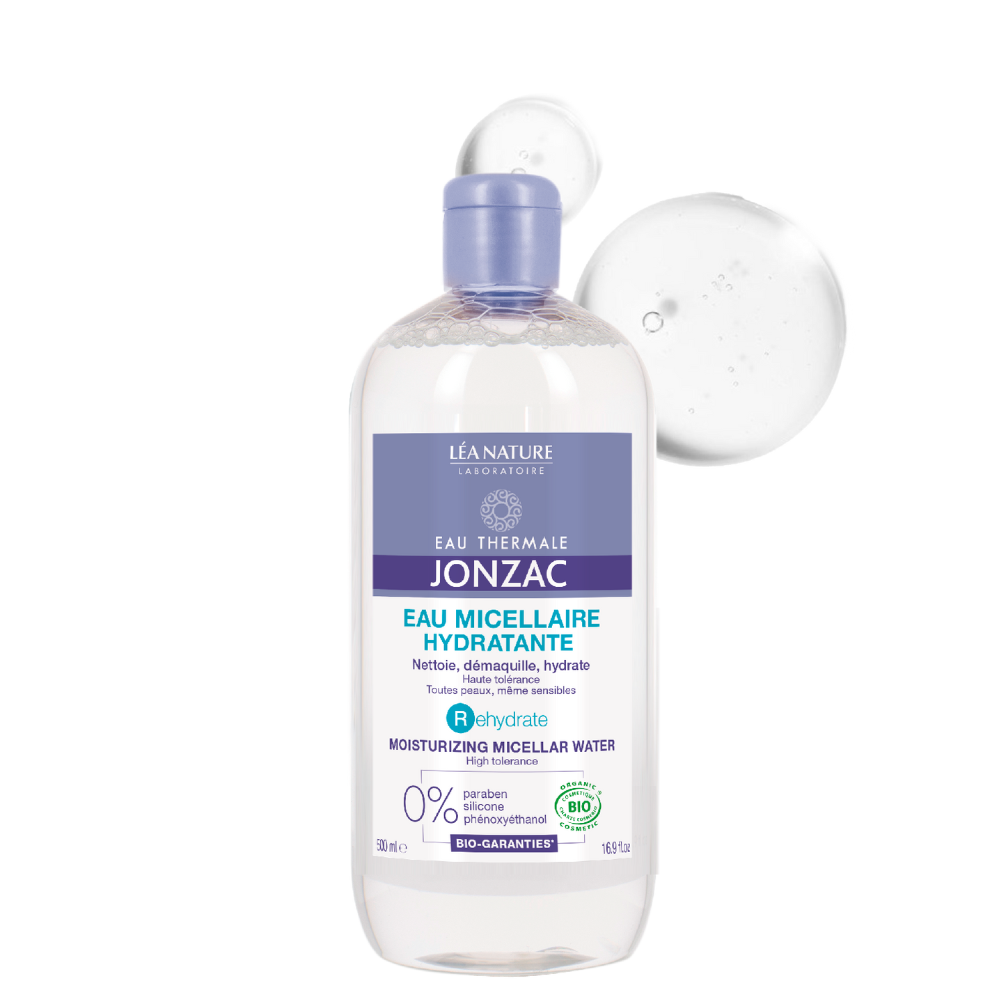 Jonzac agua micelar hidratante – 500 ml